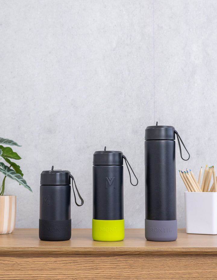 Montii Fusion Small Silicone Bumper 3 Pack - Midnight | Ash | Matcha