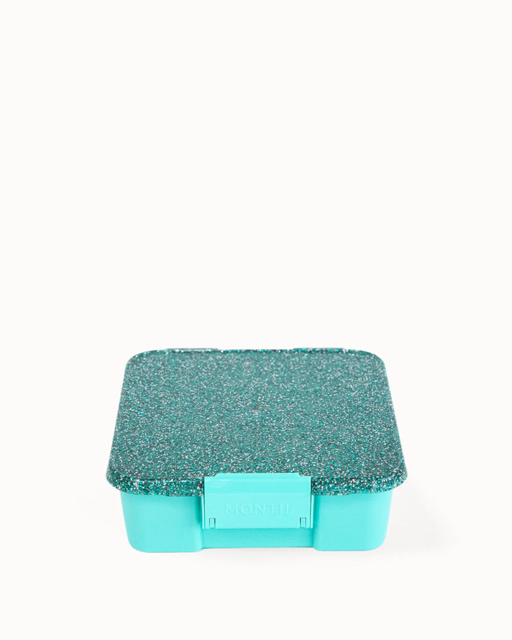 Montiico Bento Five Lunch Box - Turquoise Glitter