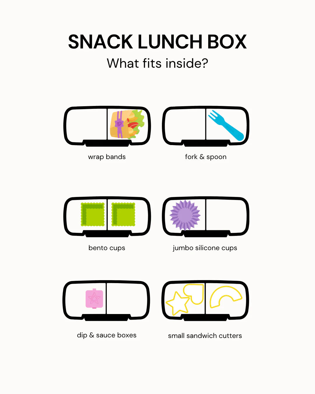 Montiico Bento Snack Lunch Box - Floss