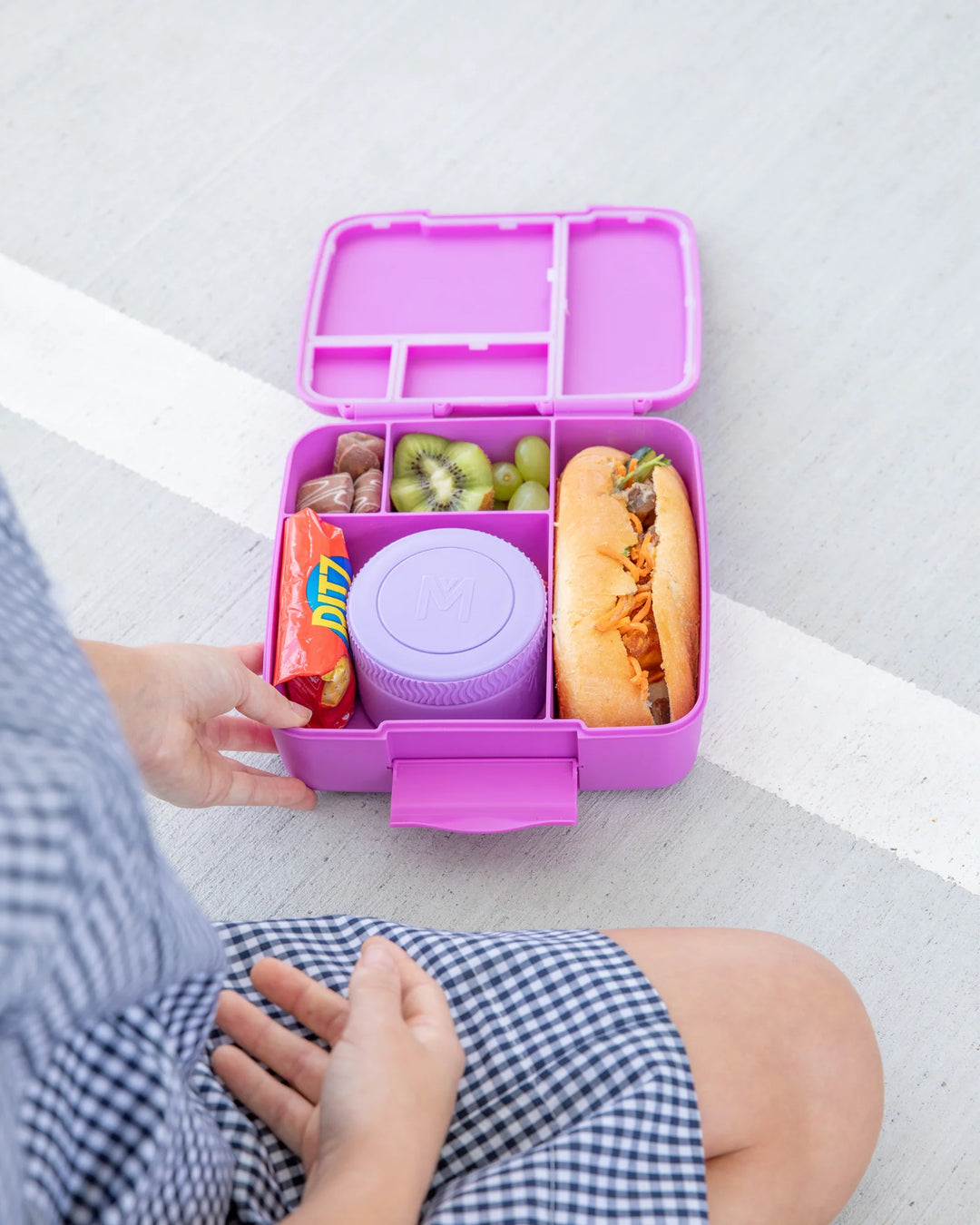 Montiico Feast Bento Lunch Box - Fuchsia