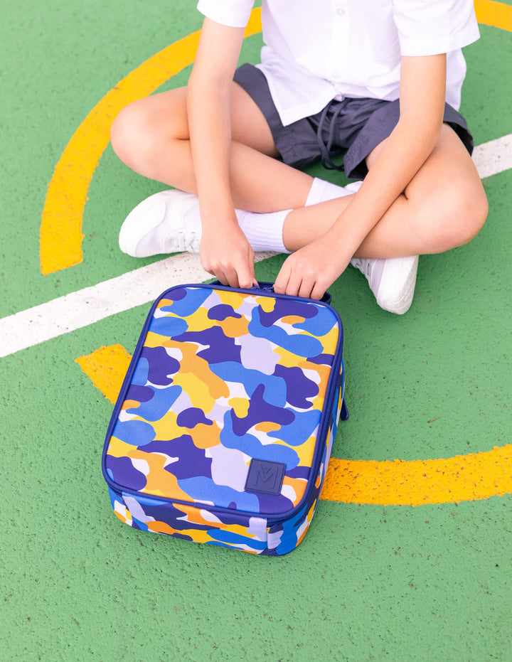 Montiico Large Insulated Lunch Bag - Camo Trail