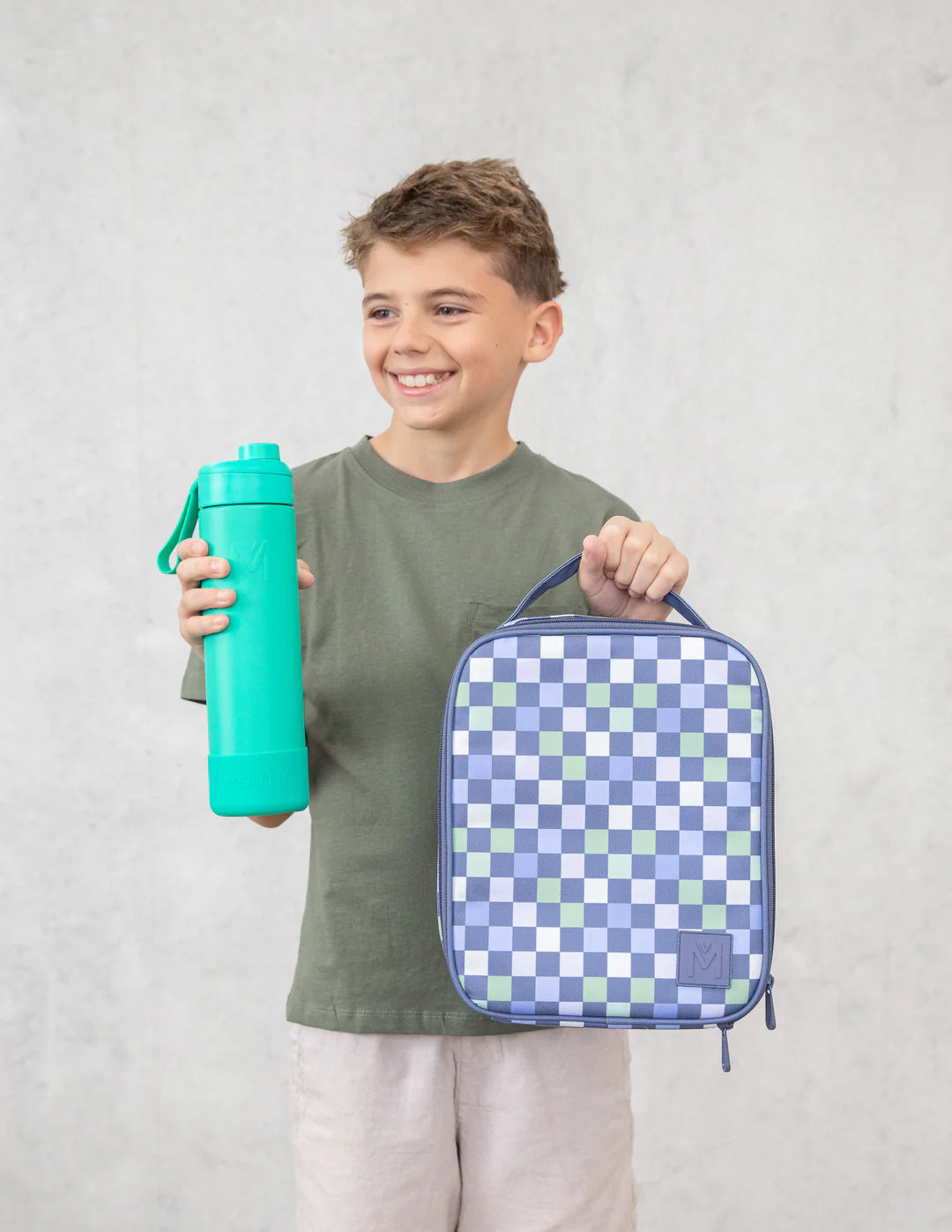 Montiico Large Insulated Lunch Bag - Checkmate