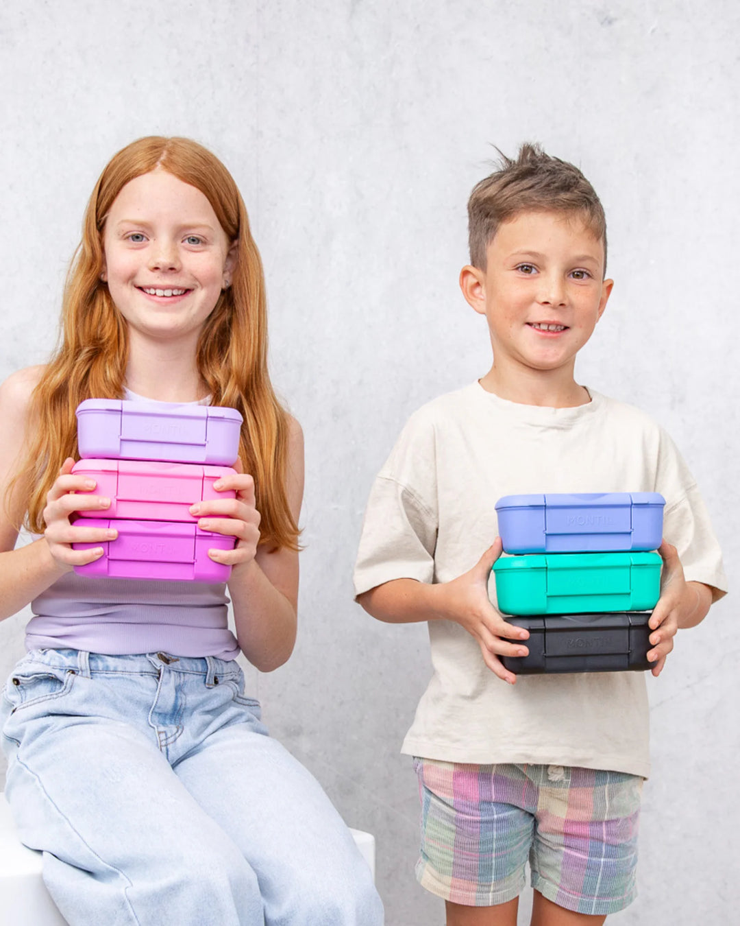 Montiico Bento Snack Lunch Box - Fuchsia