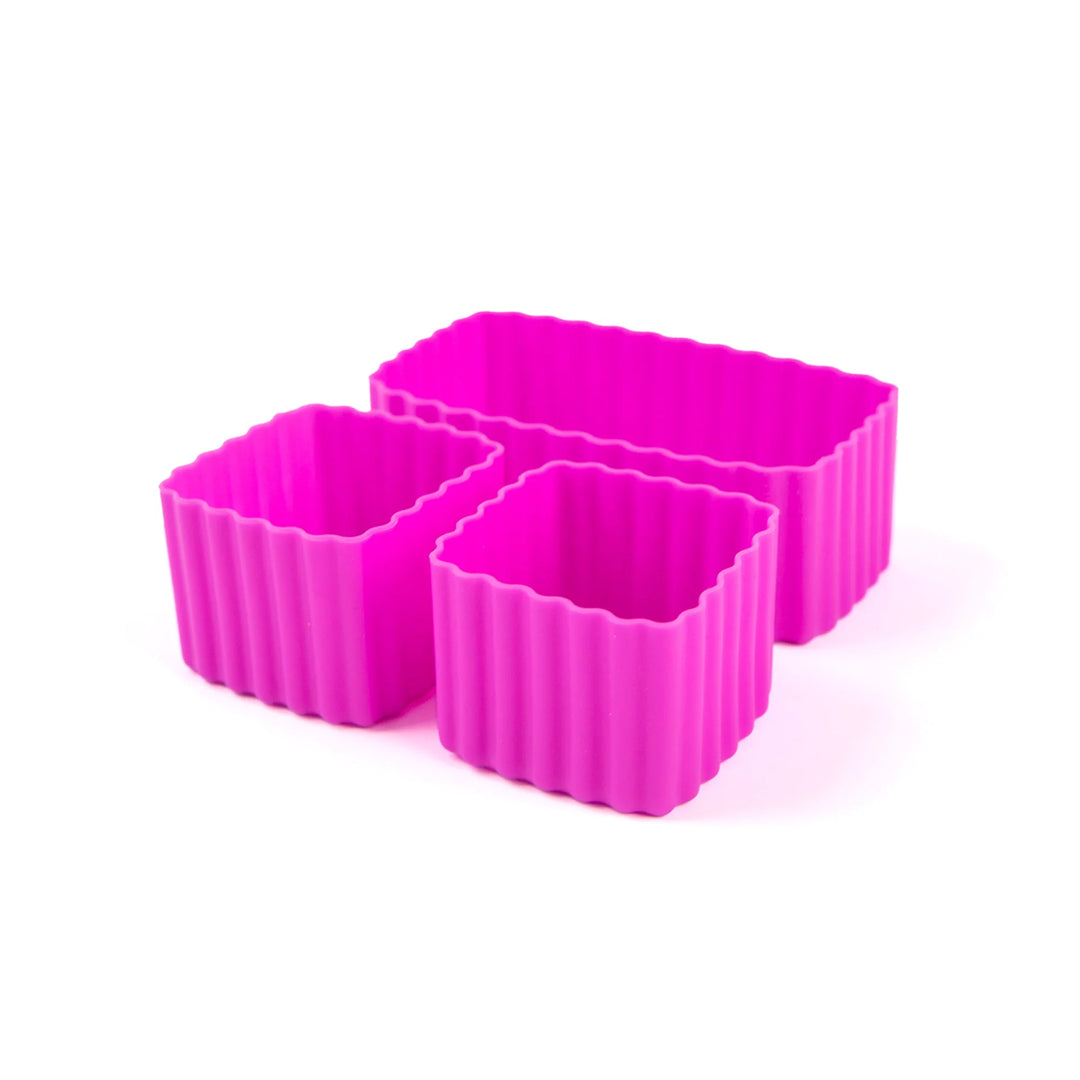 Montiico Lunch Bento Cups 3 Pack - Assorted