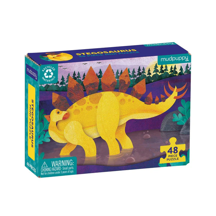Mini Puzzle 48 Piece - Stegosaurus