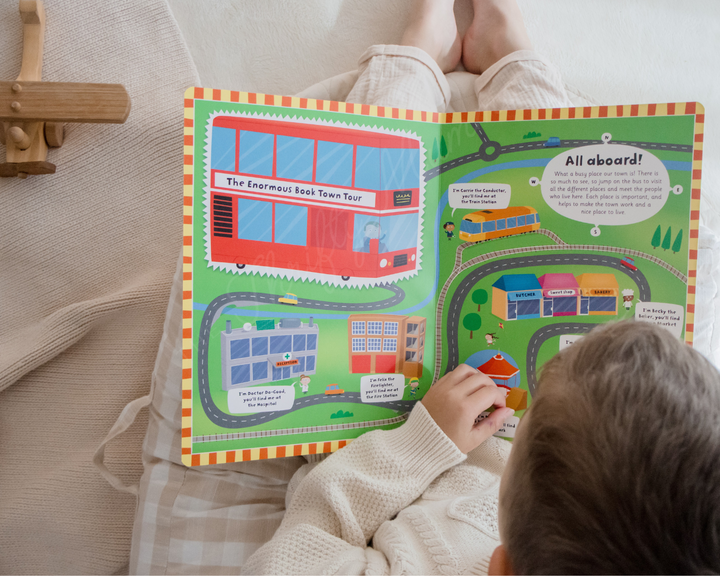My Enormous Book of The Town Jumbo Board Book