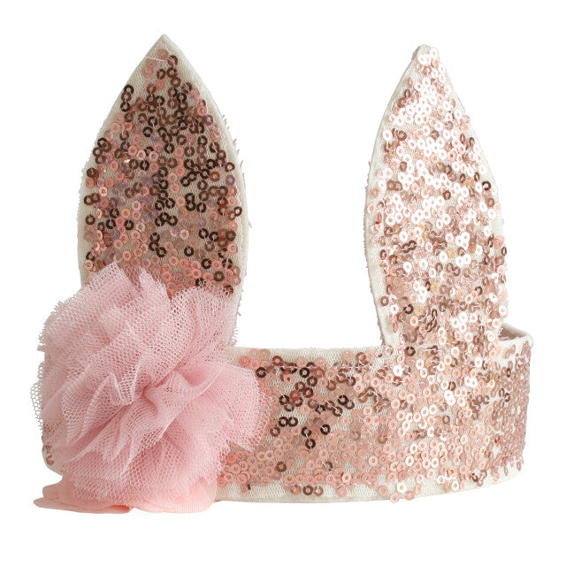 Alimrose Bunny Sequin Floral Crown - Assorted