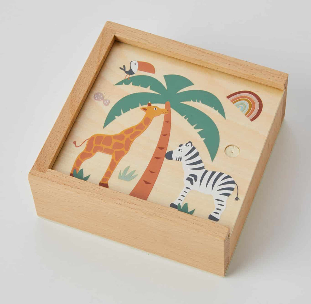 Wooden Safari Memory Game