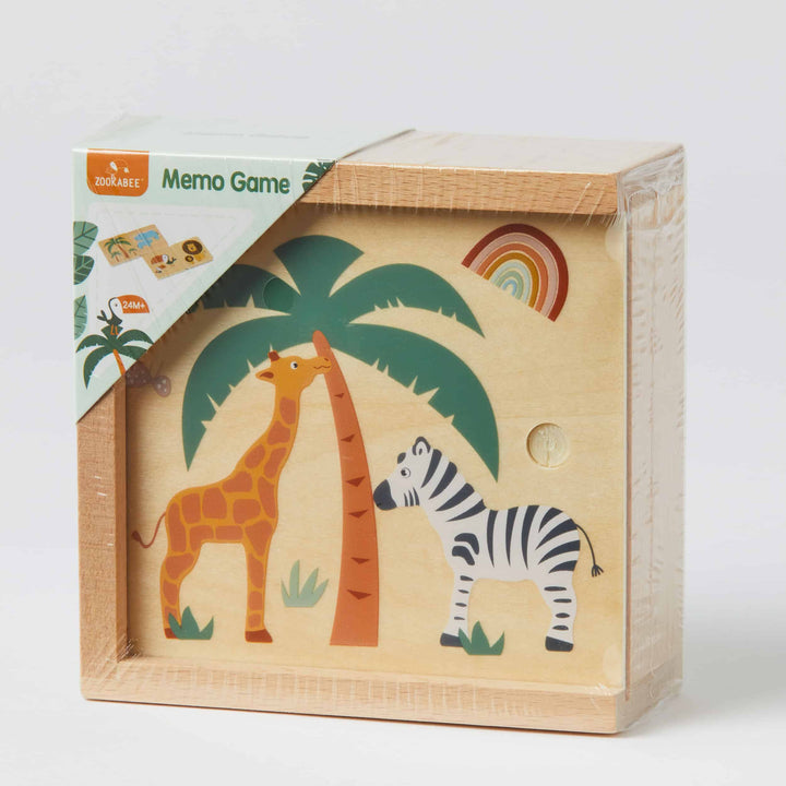 Wooden Safari Memory Game