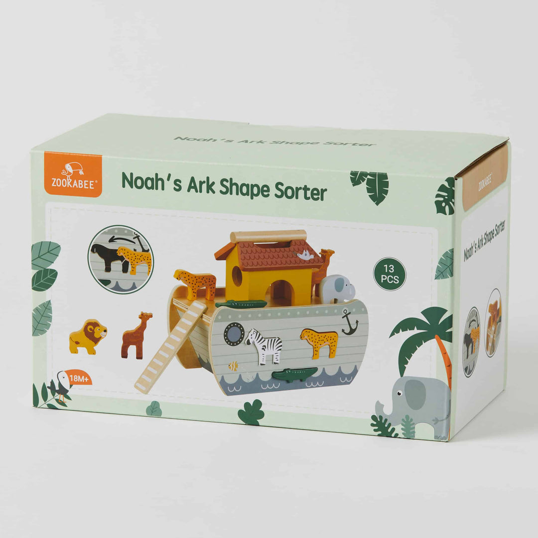 Wooden Noah’s Ark Shape Sorter Toy