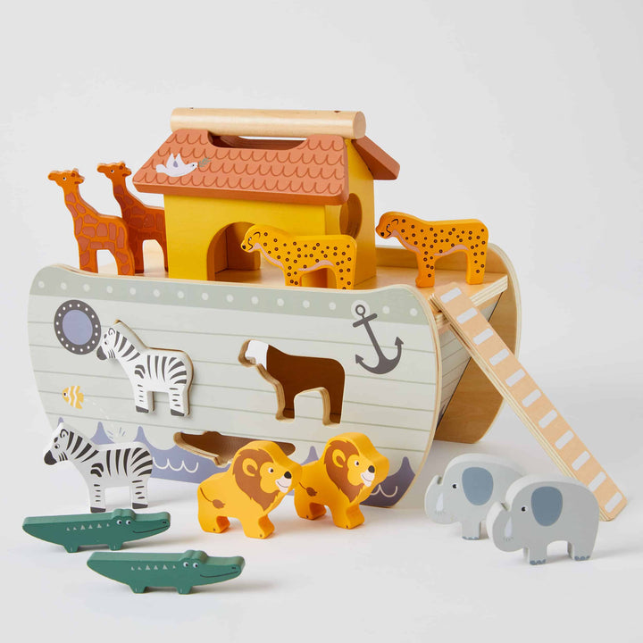 Wooden Noah’s Ark Shape Sorter Toy