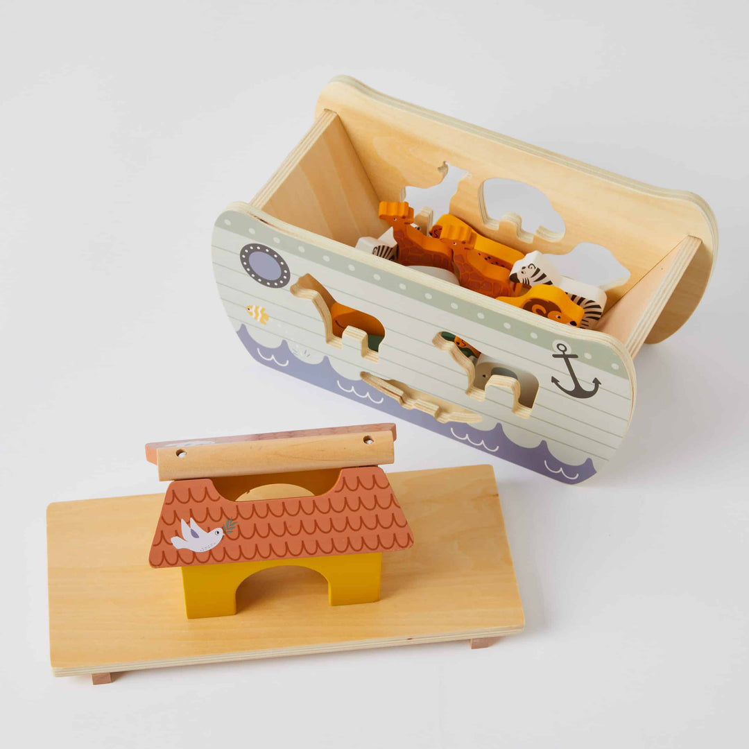 Wooden Noah’s Ark Shape Sorter Toy