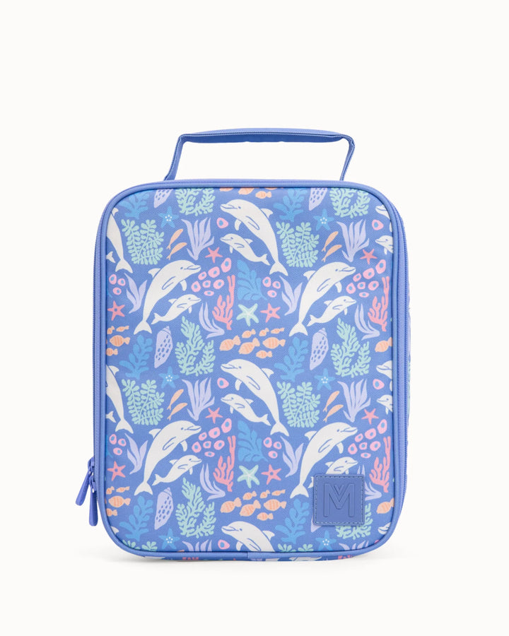 NEW Montiico Large Insulated Lunch Bag - Dolphin Dreams