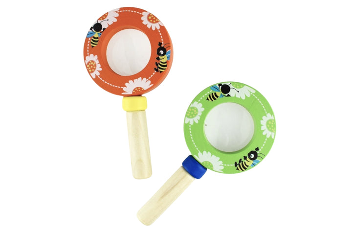 Wooden Bee Friends Magnifying Glasses