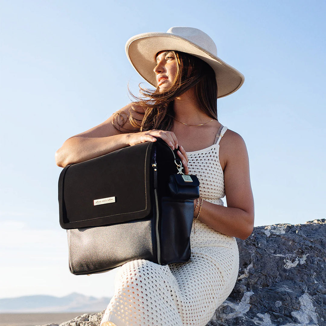 Nappy Bag Boxy Backpack - Twilight Black