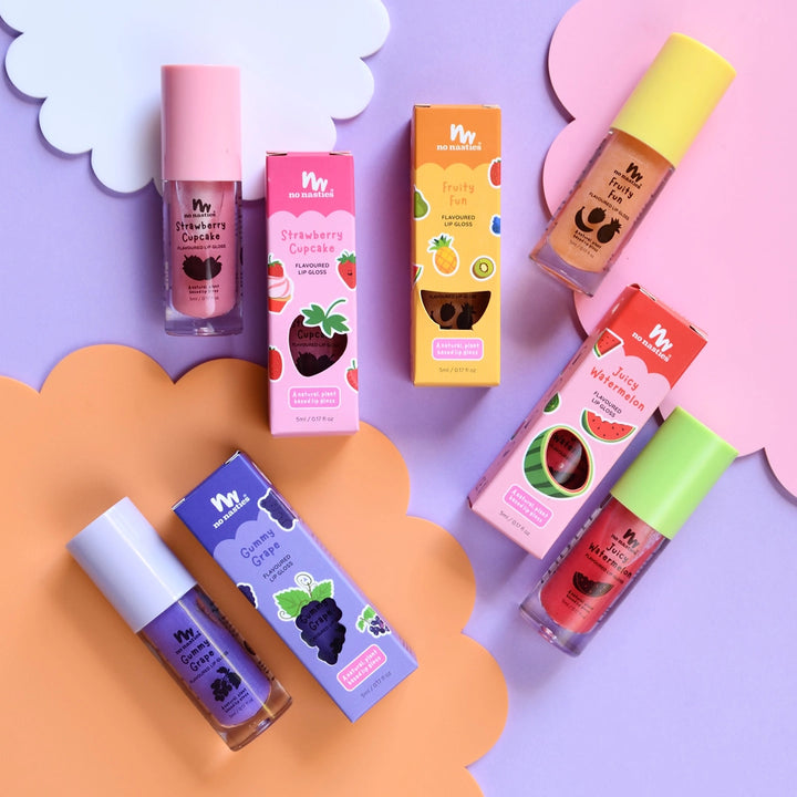 Natural Kids Fruity Flavoured Lip Gloss Wands