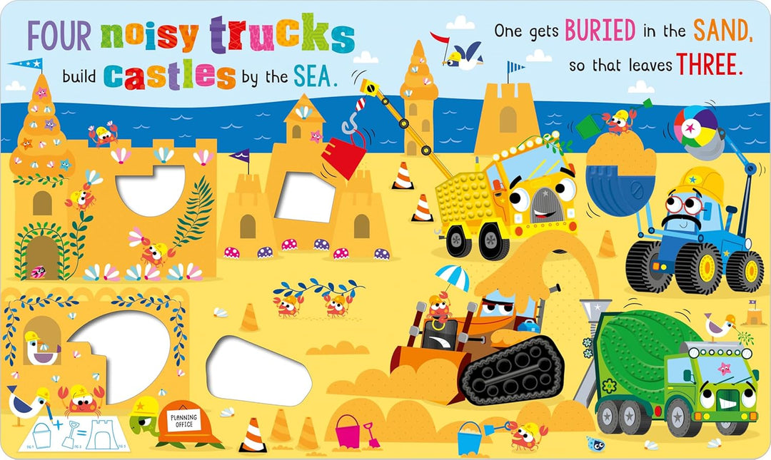 Never Touch the Noisy Trucks Sensory Board Book