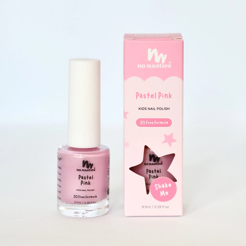 No Nasties Water-Based, Peelable Nail Polish - Pastel Pink
