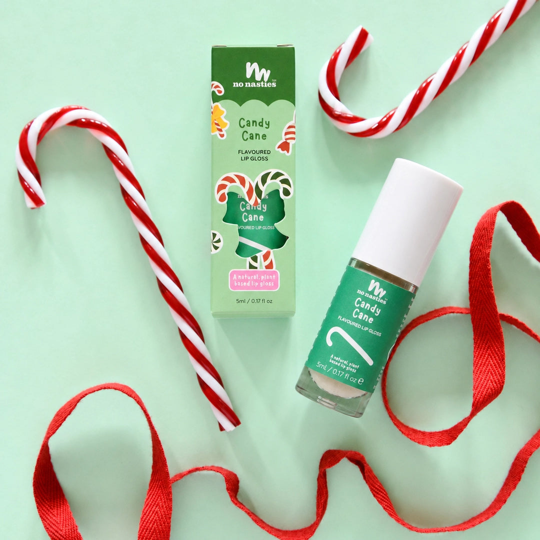 Christmas Limited Edition Natural Kids Lip Gloss Candy Cane