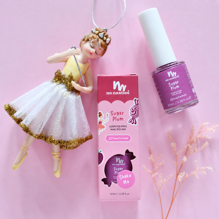 No Nasties Scented Peelable Nail Polish - Sugar Plum