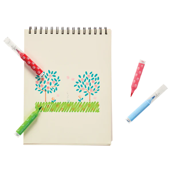 Stampables Double-Ended Stamp & Brush Markers - Set of 18