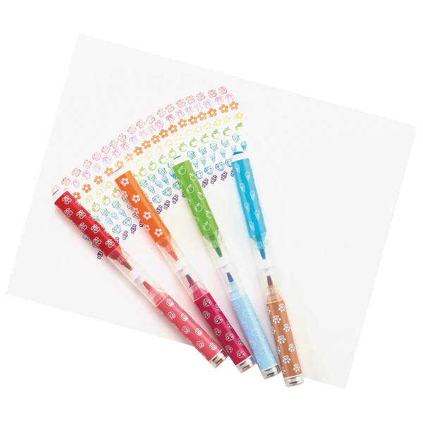 Stampables Double-Ended Stamp & Brush Markers - Set of 18