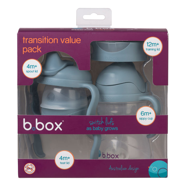 b.box 4-in-1 Drink Transition Value Pack 240ml - Ocean