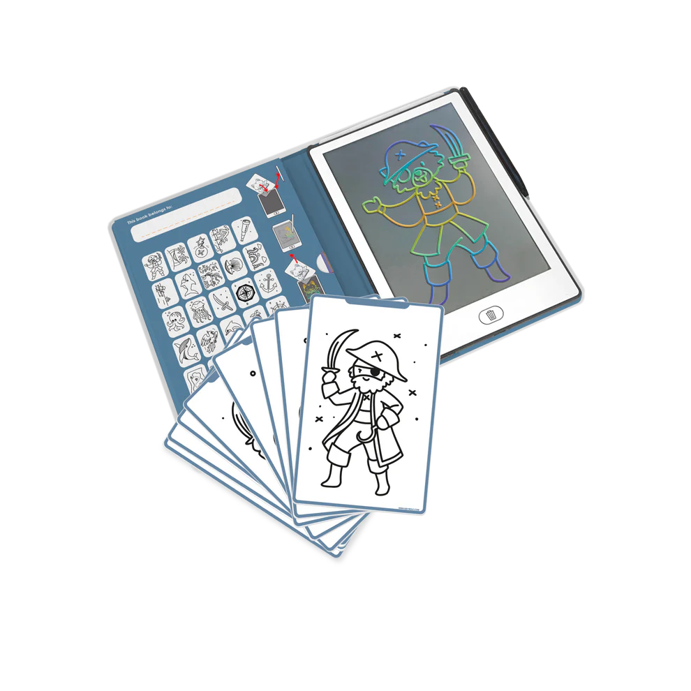 Kidydraw Mini LCD Drawing Tablet - Oceans & Pirates