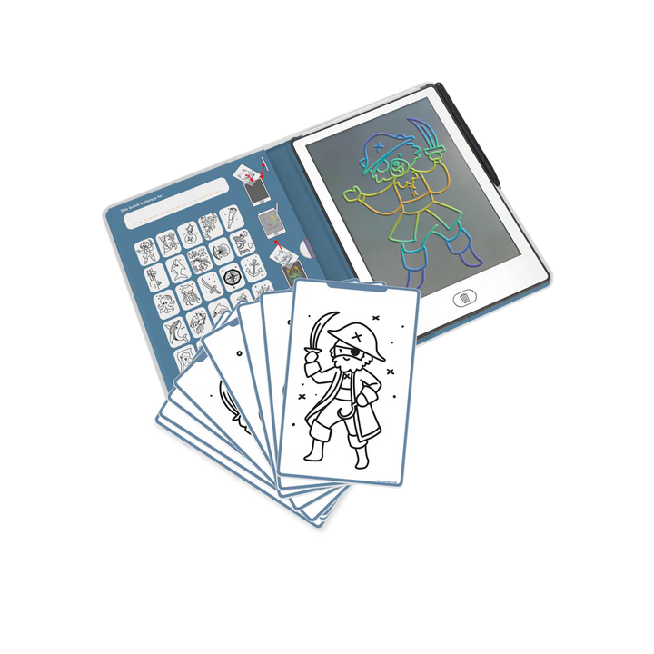 Kidydraw Mini LCD Drawing Tablet - Oceans & Pirates