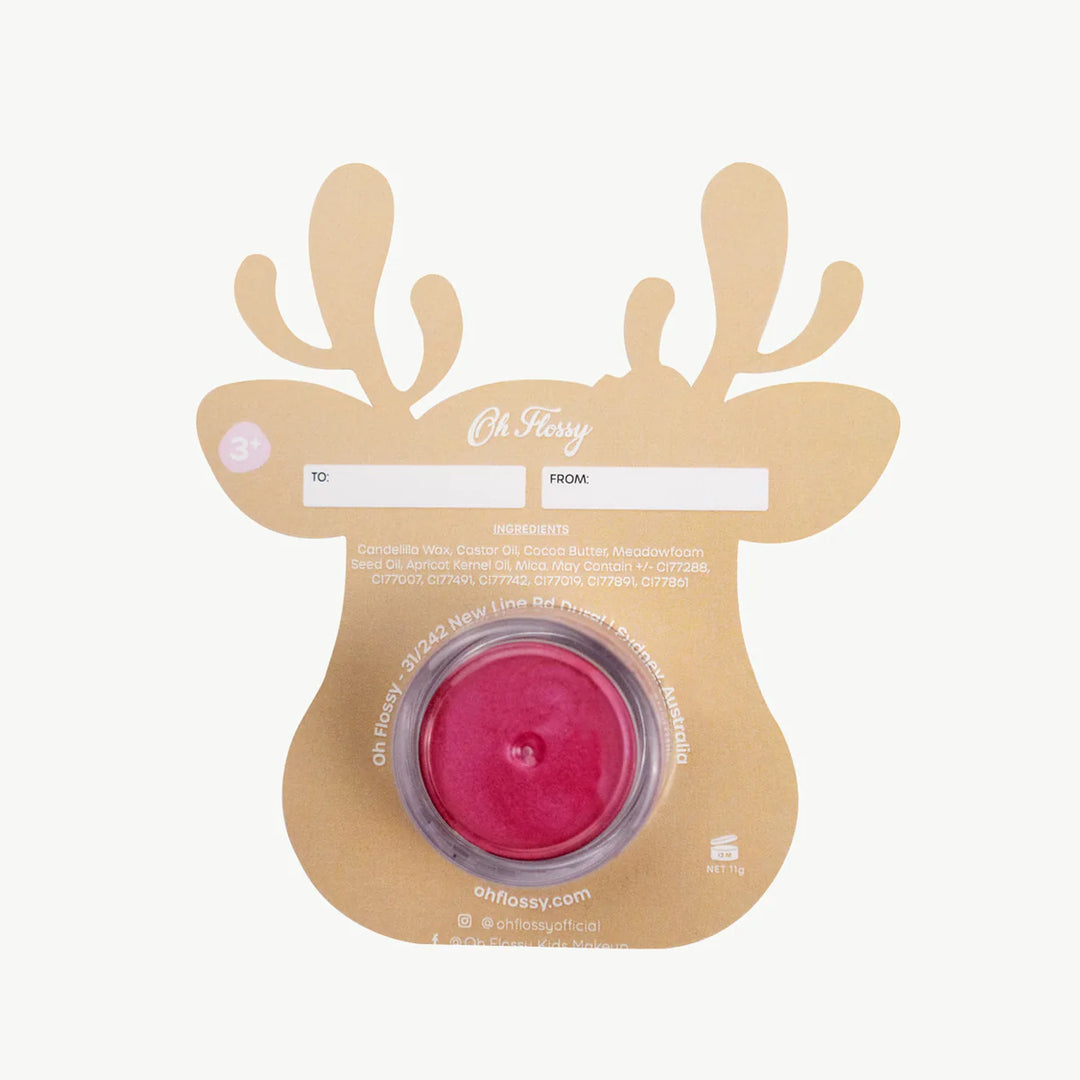 Oh Flossy Lipstick Stocking Stuffer | Rudolph Floral