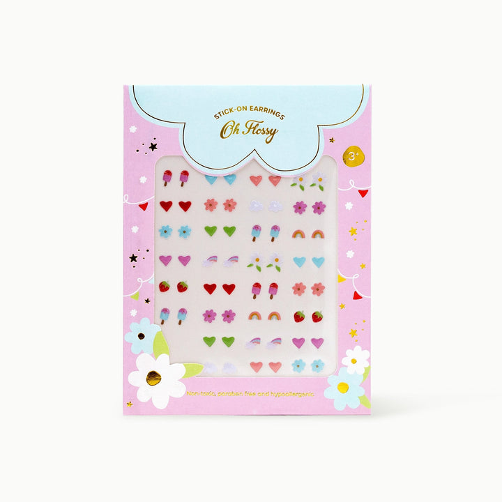 Oh Flossy Kids Stick-On Earrings