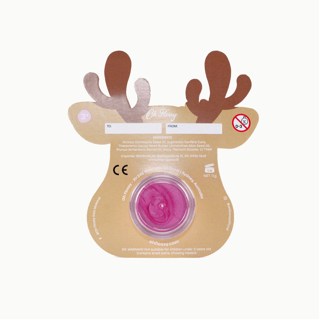 Oh Flossy Lipstick Stocking Stuffer | Rudolph