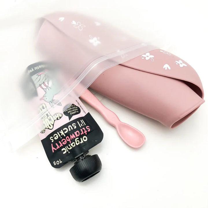 One Chew Three Silicone Catch Bib - Elements
