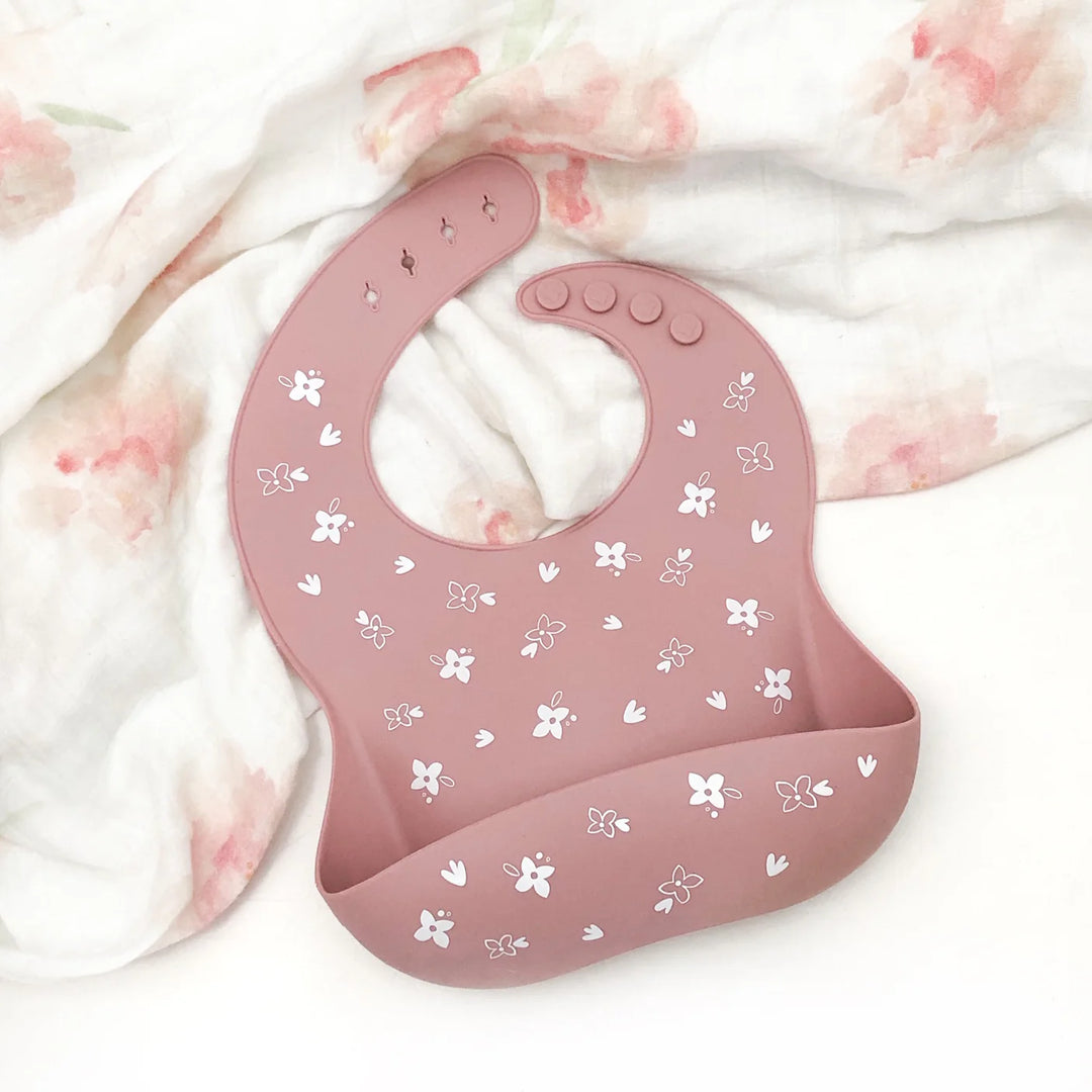 One Chew Three Silicone Catch Bib - Elements