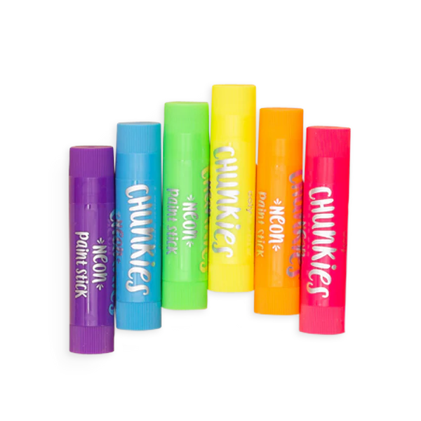 Ooly Chunkie Neon Paint Sticks Pack of 6