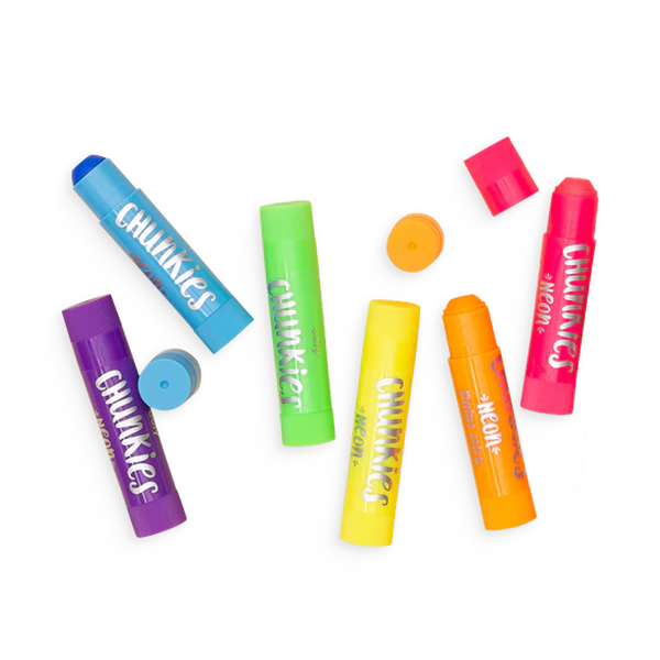 Ooly Chunkie Neon Paint Sticks Pack of 6