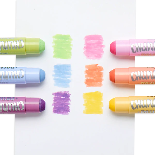 Ooly Chunkie Pastel Paint Sticks Pack of 6