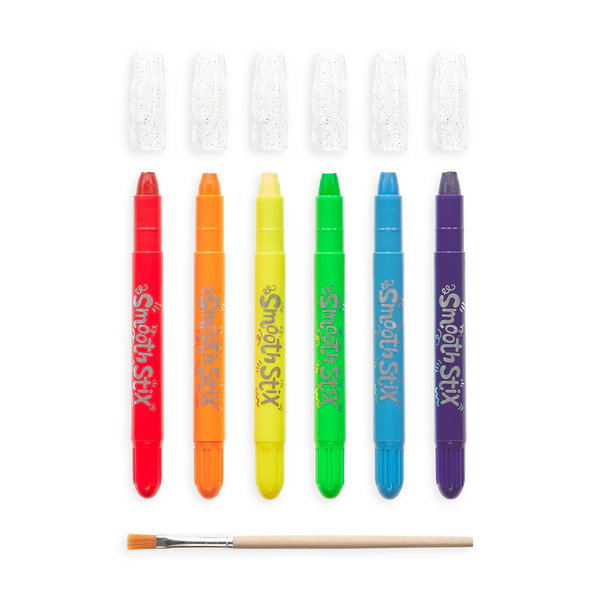 Ooly Smooth Stix Watercolor Gel Crayons - Set of 6