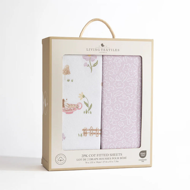 Cot Fitted Sheets 2 Pack - Whimsical Wonderland