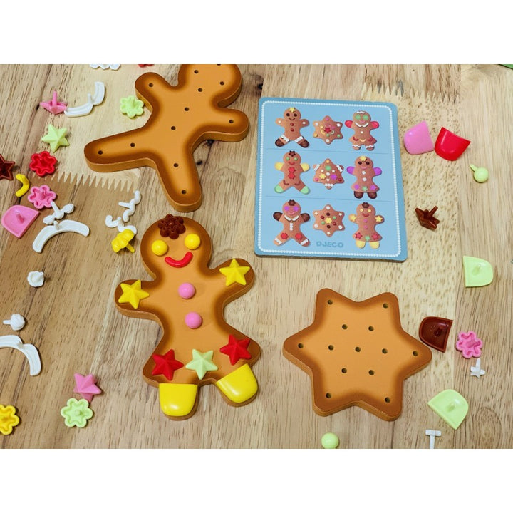 Oscar And Cannelle Gingerbread Man Decoration Set