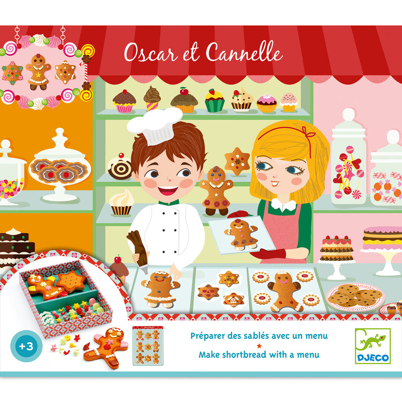 Oscar And Cannelle Gingerbread Man Decoration Set