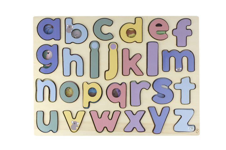 A-Z of Australian Animals Lowercase Wooden Puzzle