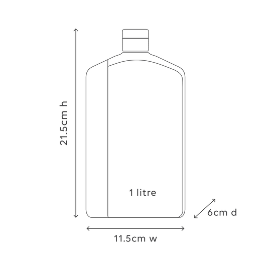 al.ive Hand & Body Wash 1L Refill - Apricot & Sweet Fig