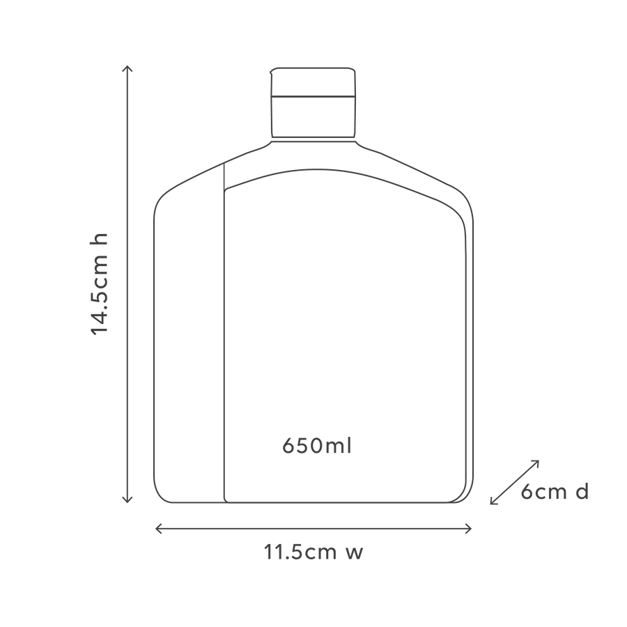 al.ive body 650ml Gentle Baby Wash Refill - Calming Oatmeal