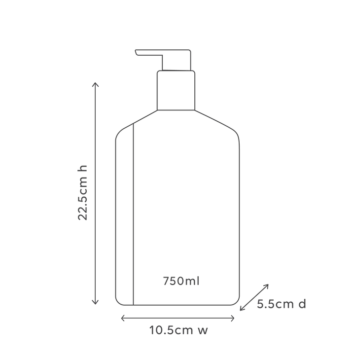 al.ive body Body Wash 750ml - Sea Cotton & Coconut