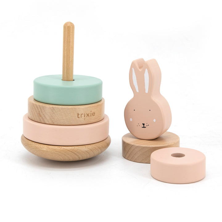 Trixie Wooden Stacking Toy - Mrs Rabbit