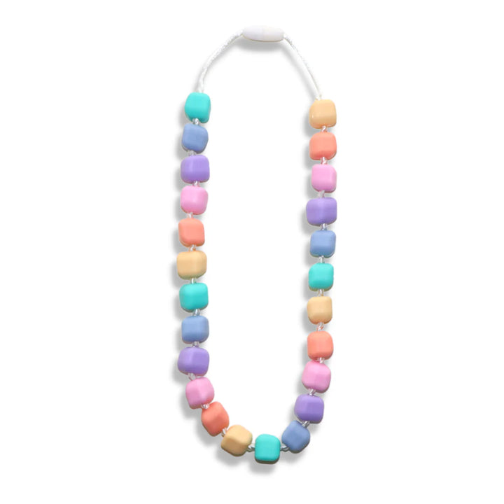 Pastel Princess and the Pea Sensory Chew Necklace