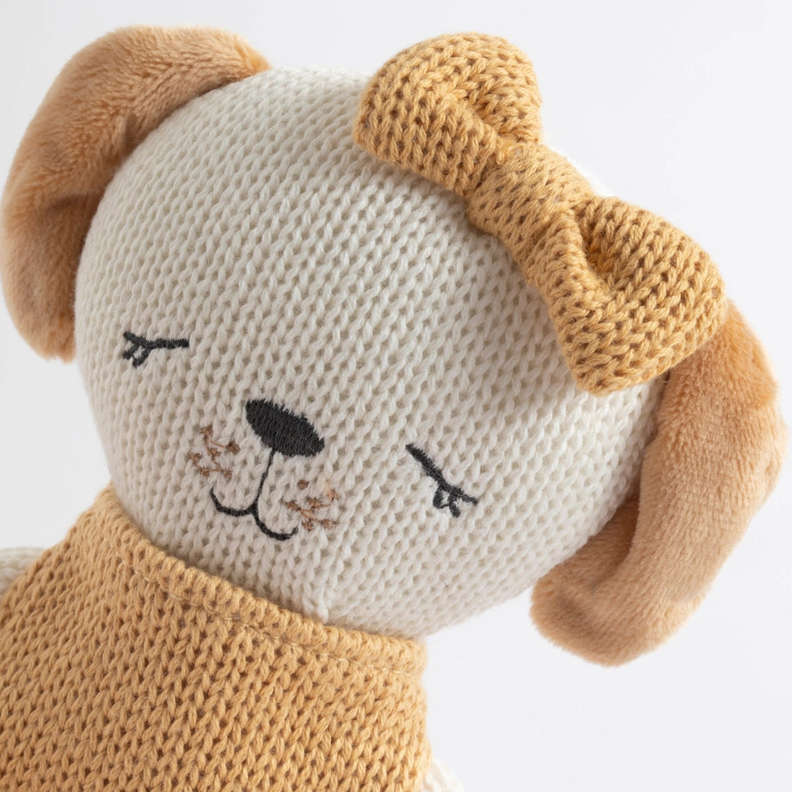 Paula the Puppy Knitted Plush Toy