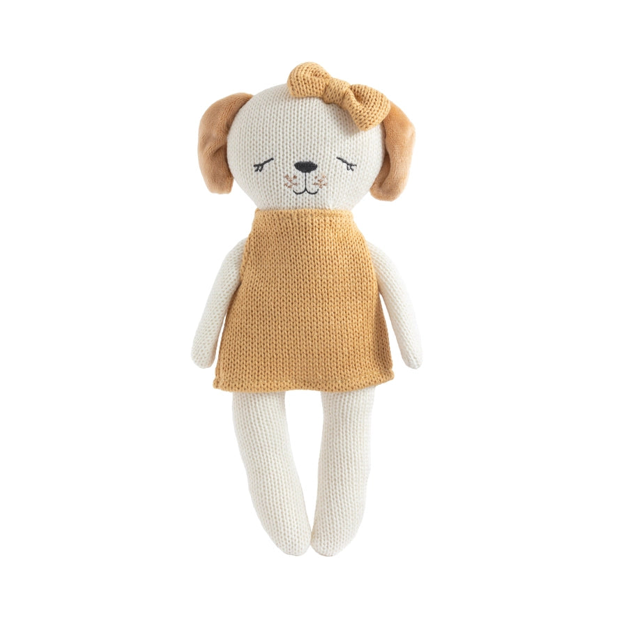 Paula the Puppy Knitted Plush Toy