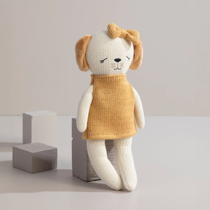 Paula the Puppy Knitted Plush Toy